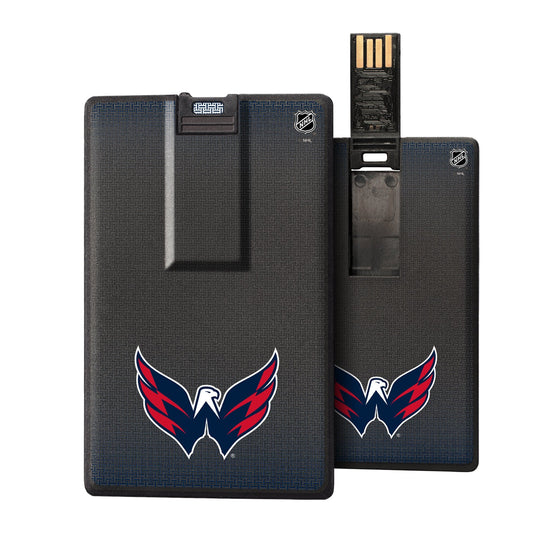 Washington Capitals Linen Credit Card USB Drive 32GB-0