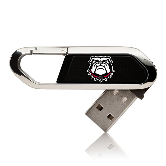 University of Georgia Bulldogs Uga Solid USB 32GB Clip Style Flash Drive-0