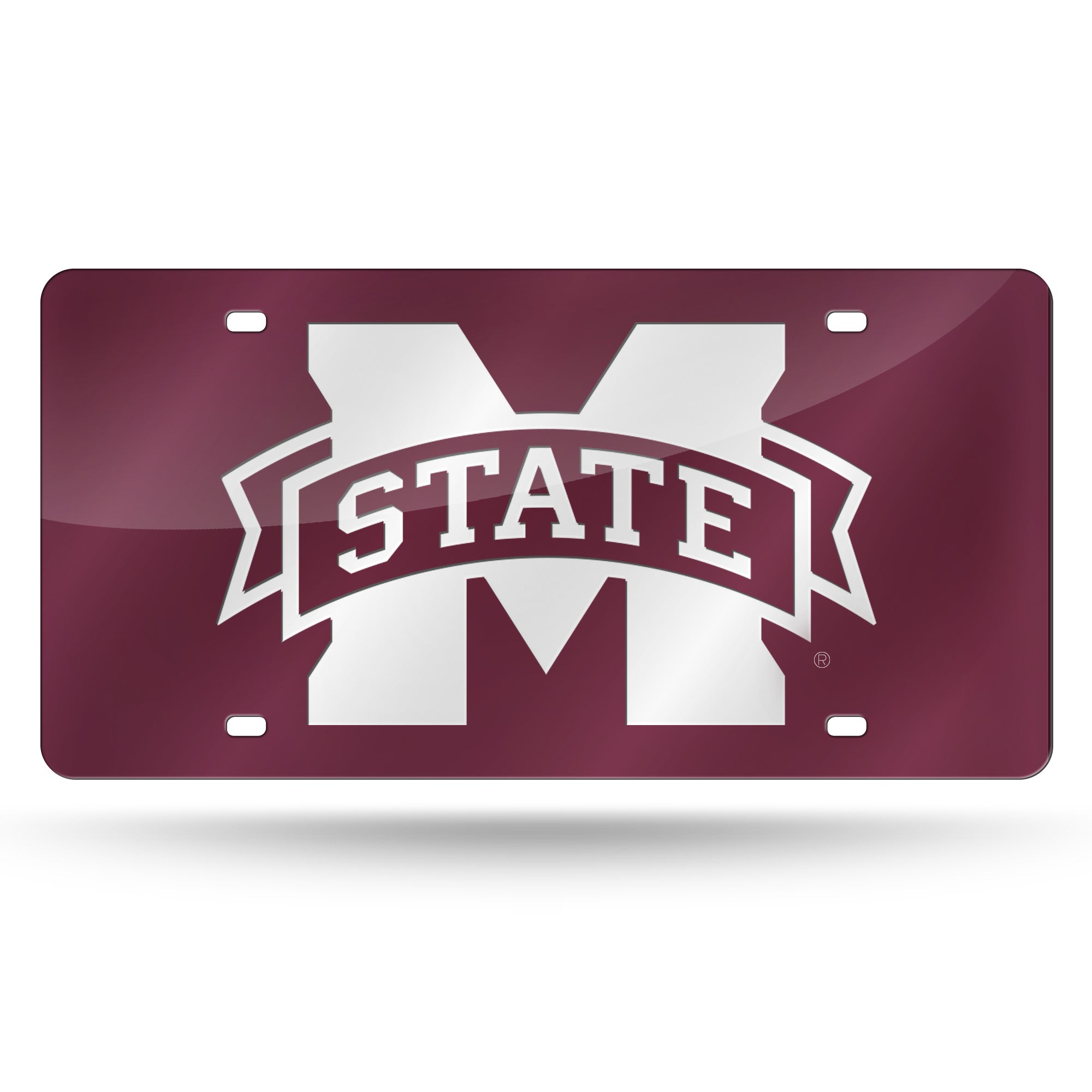  NCAA Mississippi State Bulldogs Laser Cut Auto Tag, Red, 12 x  6 : Sports & Outdoors