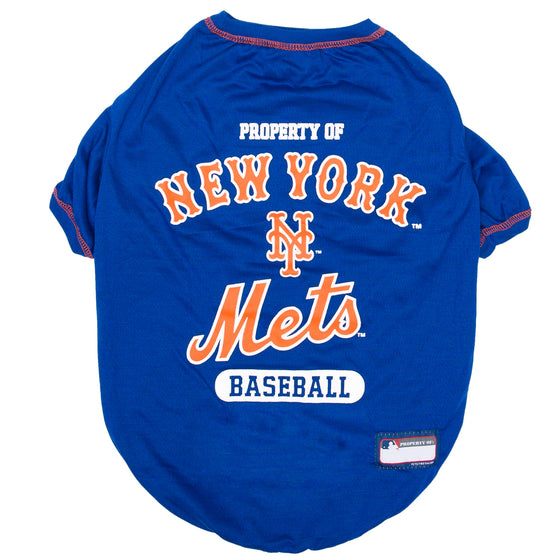 New York Mets Dog Tee Shirt Pets First