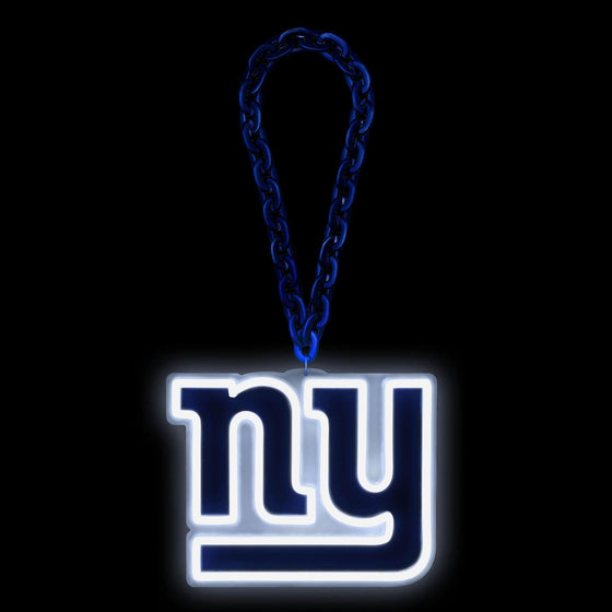 New York Giants Neon Light Up Big Logo Chain