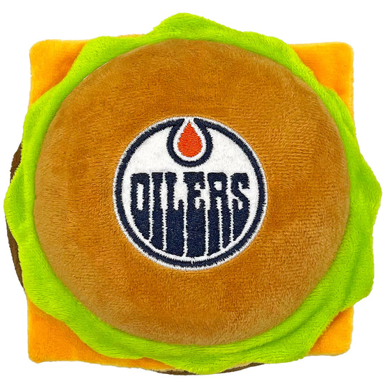 NHL Edmonton Oilers Hamburger Toy - by Pets First