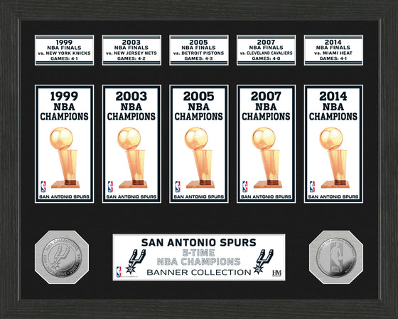 San Antonio Spurs "Banner" Minted Coin Photo Mint