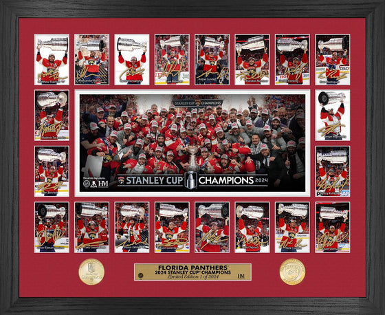 Florida Panthers 2024 Stanley Cup Champions Memorable Moments Bronze Coin Photo Mint