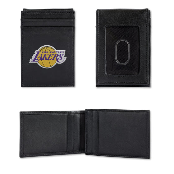 NBA Basketball Los Angeles Lakers  Embroidered Front Pocket Wallet - Slim/Light Weight - Great Gift Item