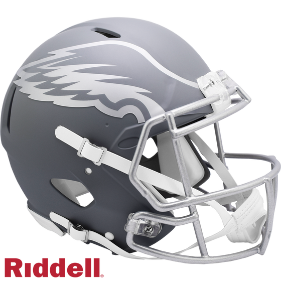 Philadelphia Eagles Helmet Riddell Authentic Full Size Speed Style Slate Alternate