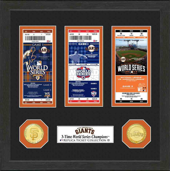 San Francisco Giants World Series Ticket Collection