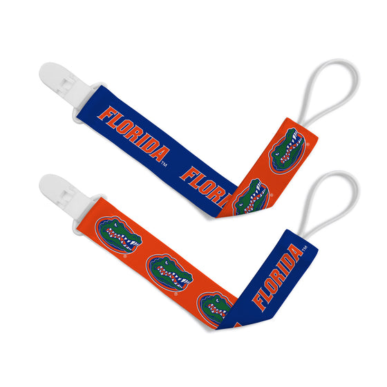 Florida Gators Pacifier Clips 2 Pack