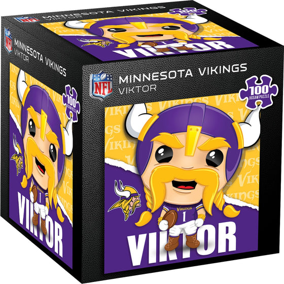 Viktor - Minnesota Vikings Mascot 100 Piece Jigsaw Puzzle - 757 Sports Collectibles