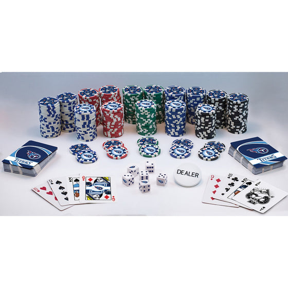 Tennessee Titans 300 Piece Poker Set - 757 Sports Collectibles