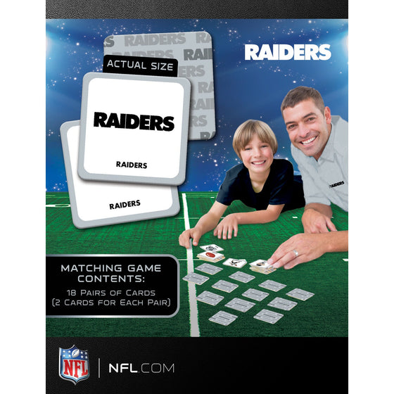 Las Vegas Raiders Matching Game - 757 Sports Collectibles
