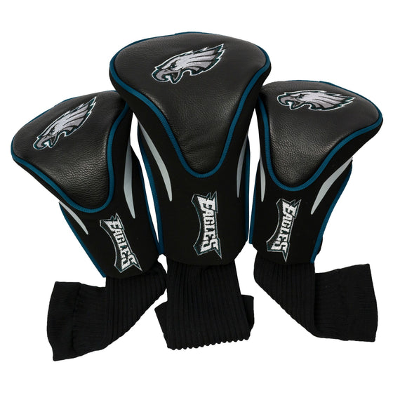 Philadelphia Eagles 3 Pack Contour Head Covers - 757 Sports Collectibles