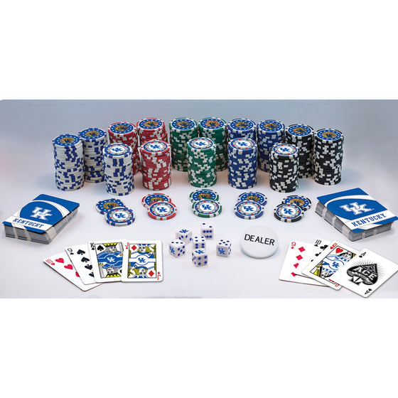 Kentucky Wildcats 300 Piece Poker Set - 757 Sports Collectibles