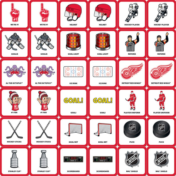 Detroit Red Wings Matching Game - 757 Sports Collectibles