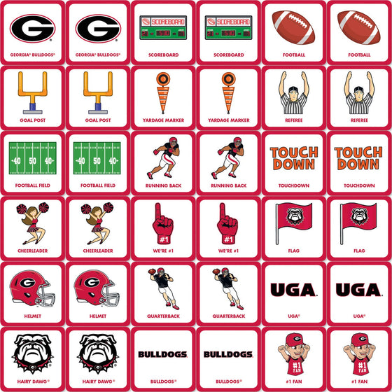 Georgia Bulldogs Matching Game - 757 Sports Collectibles