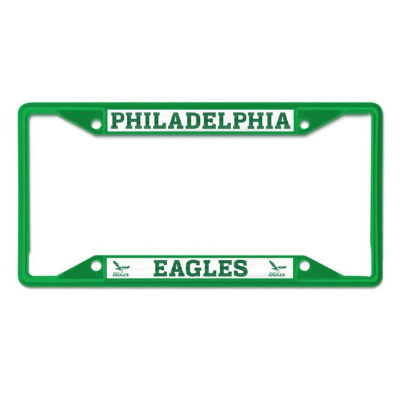 Philadelphia Eagles Lic Plt Frame S/S Green Frame