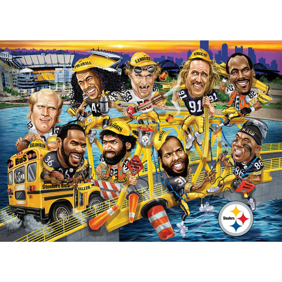 Pittsburgh Steelers - All Time Greats 500 Piece Jigsaw Puzzle - 757 Sports Collectibles