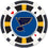 St. Louis Blues 100 Piece Poker Chips - 757 Sports Collectibles