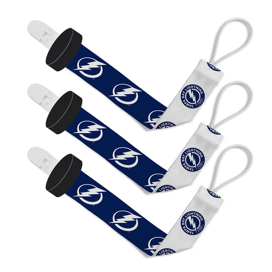 Tampa Bay Lightning - Pacifier Clip 3-Pack - 757 Sports Collectibles