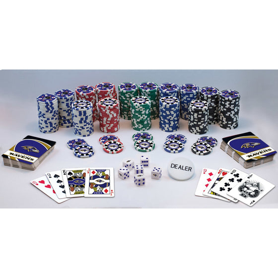 Baltimore Ravens 300 Piece Poker Set - 757 Sports Collectibles