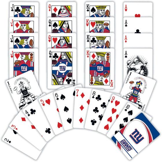 New York Giants Playing Cards - 54 Card Deck - 757 Sports Collectibles