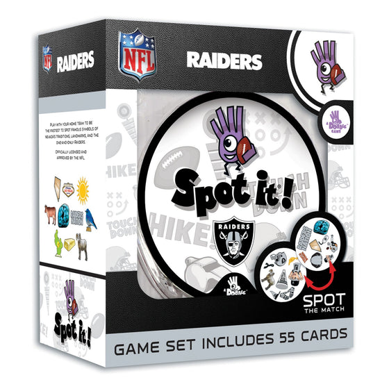 Las Vegas Raiders Spot It! Card Game - 757 Sports Collectibles