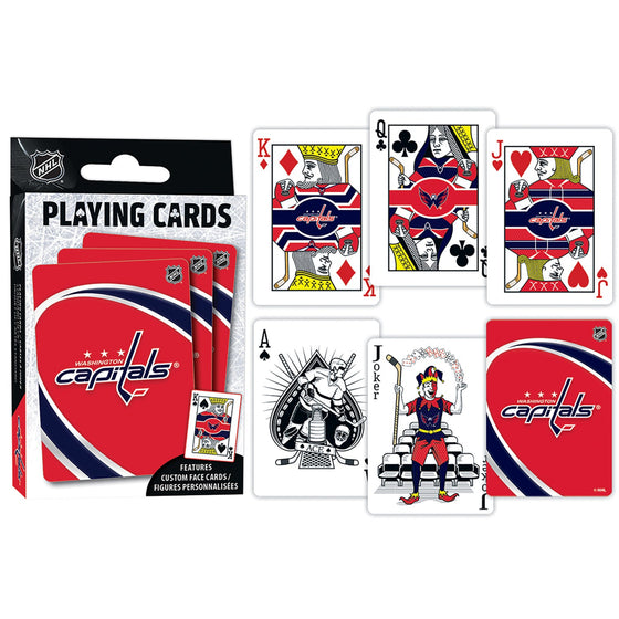 Washington Capitals Playing Cards - 54 Card Deck - 757 Sports Collectibles