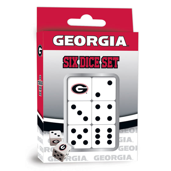 Georgia Bulldogs Dice Set - 757 Sports Collectibles