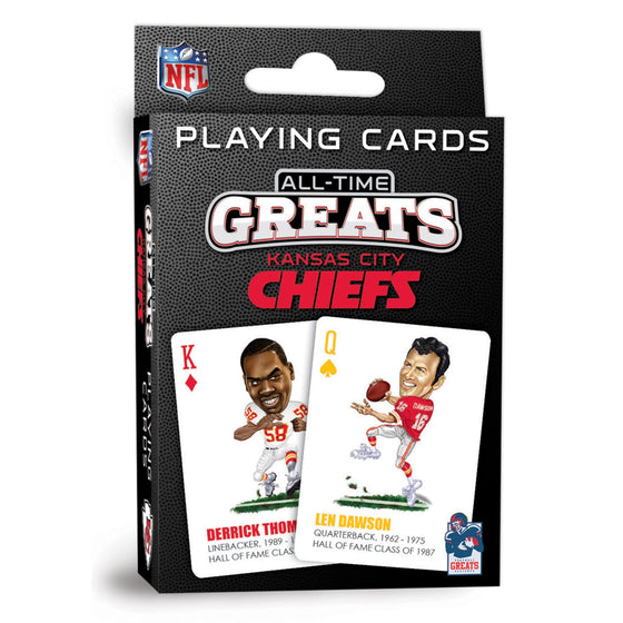 Kansas City Chiefs All-Time Greats Playing Cards - 54 Card Deck - 757 Sports Collectibles