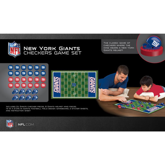 New York Giants Checkers - 757 Sports Collectibles