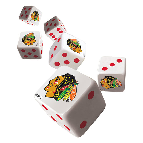 Chicago Blackhawks Dice Set - 757 Sports Collectibles