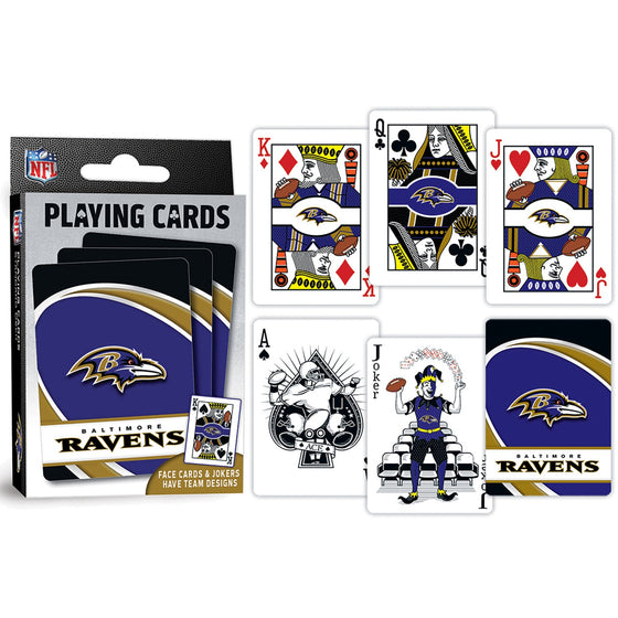 Baltimore Ravens Playing Cards - 54 Card Deck - 757 Sports Collectibles
