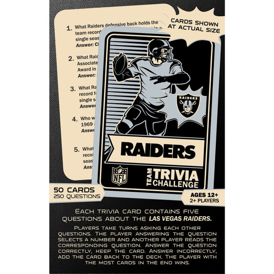 Las Vegas Raiders Trivia Challenge - 757 Sports Collectibles