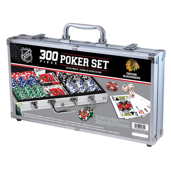 Chicago Blackhawks 300 Piece Poker Set - 757 Sports Collectibles