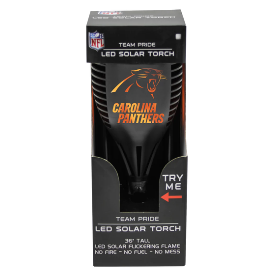 Carolina Panthers Solar Torch LED