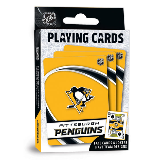 Pittsburgh Penguins Playing Cards - 54 Card Deck - 757 Sports Collectibles