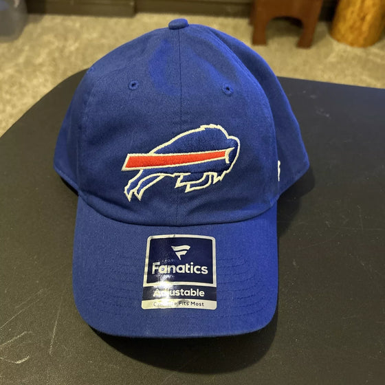 Buffalo Bills Fanatics Fundamental Trucker Adjustable Hat Logo Strapback Hat