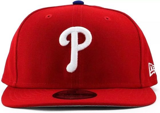 New Era Philadelphia Phillies Team Color 9FIFTY Adjustable Hat Red