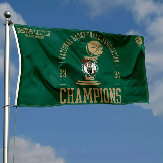 Boston Celtics 2023 2024 Champions Grommet Flag