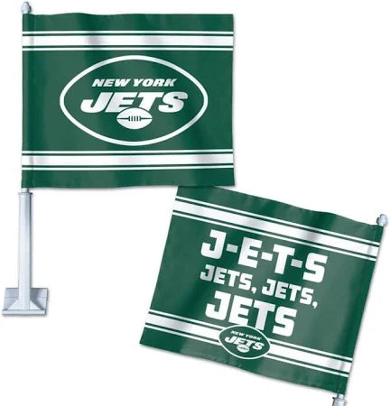 New York Jets Car Flag - Liberty Flag & Specialty - 757 Sports Collectibles