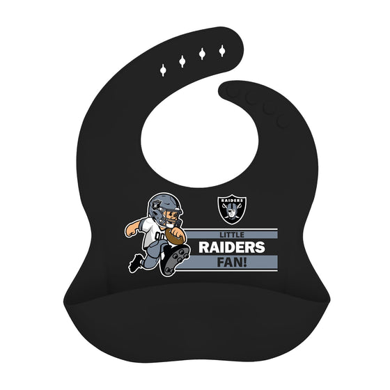 Las Vegas Raiders - NFL Silicone Bib - 757 Sports Collectibles