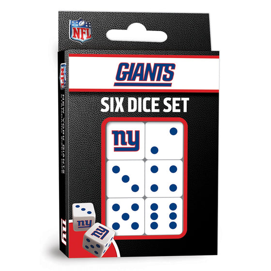 New York Giants Dice Set - 757 Sports Collectibles