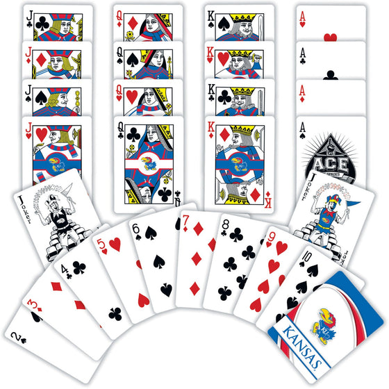 Kansas Jayhawks Playing Cards - 54 Card Deck - 757 Sports Collectibles