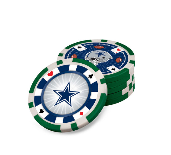 Dallas Cowboys 300 Piece NFL Poker Chips