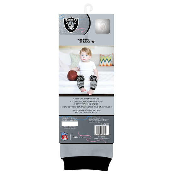 Las Vegas Raiders Baby Leg Warmers - 757 Sports Collectibles