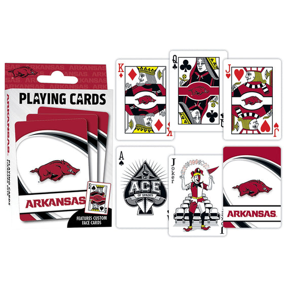 Arkansas Razorbacks Playing Cards - 54 Card Deck - 757 Sports Collectibles