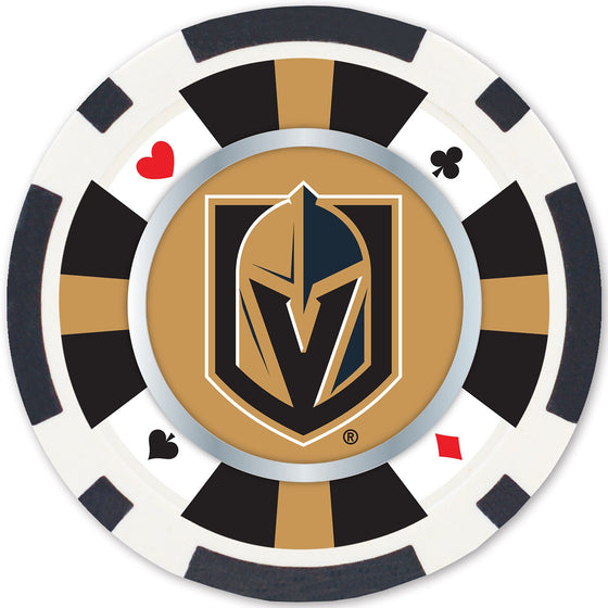 Las Vegas Golden Knights 100 Piece Poker Chips - 757 Sports Collectibles