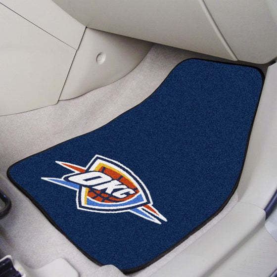 Oklahoma City Thunder Carpet Car Mat Set