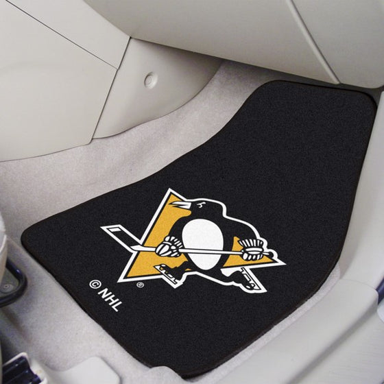 Pittsburgh Penguins Carpet Car Mat Set