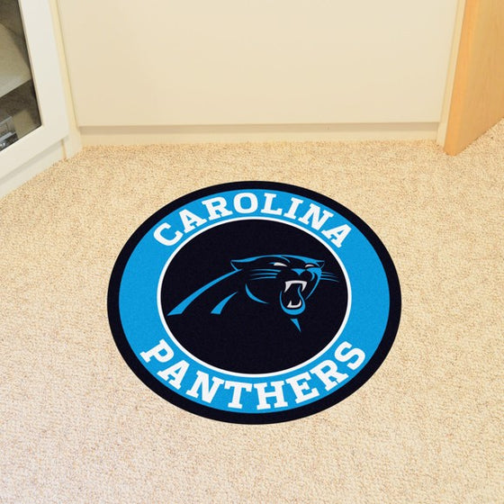 Carolina Panthers Roundel Mat (Style 1)